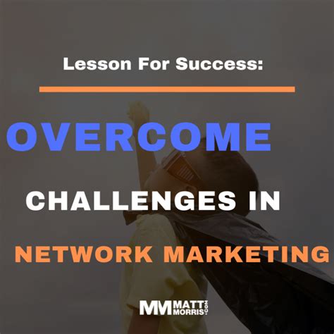 Overcoming Obstacles in Network Marketing